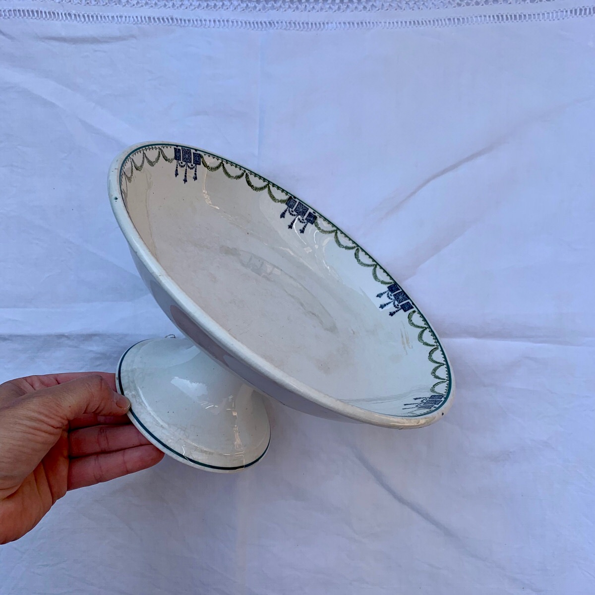 Compotier Saint-Amand - Terre de Fer - by Basset Antiques-1 Compotier Saint-Amand - Terre de Fer - by Basset Antiques