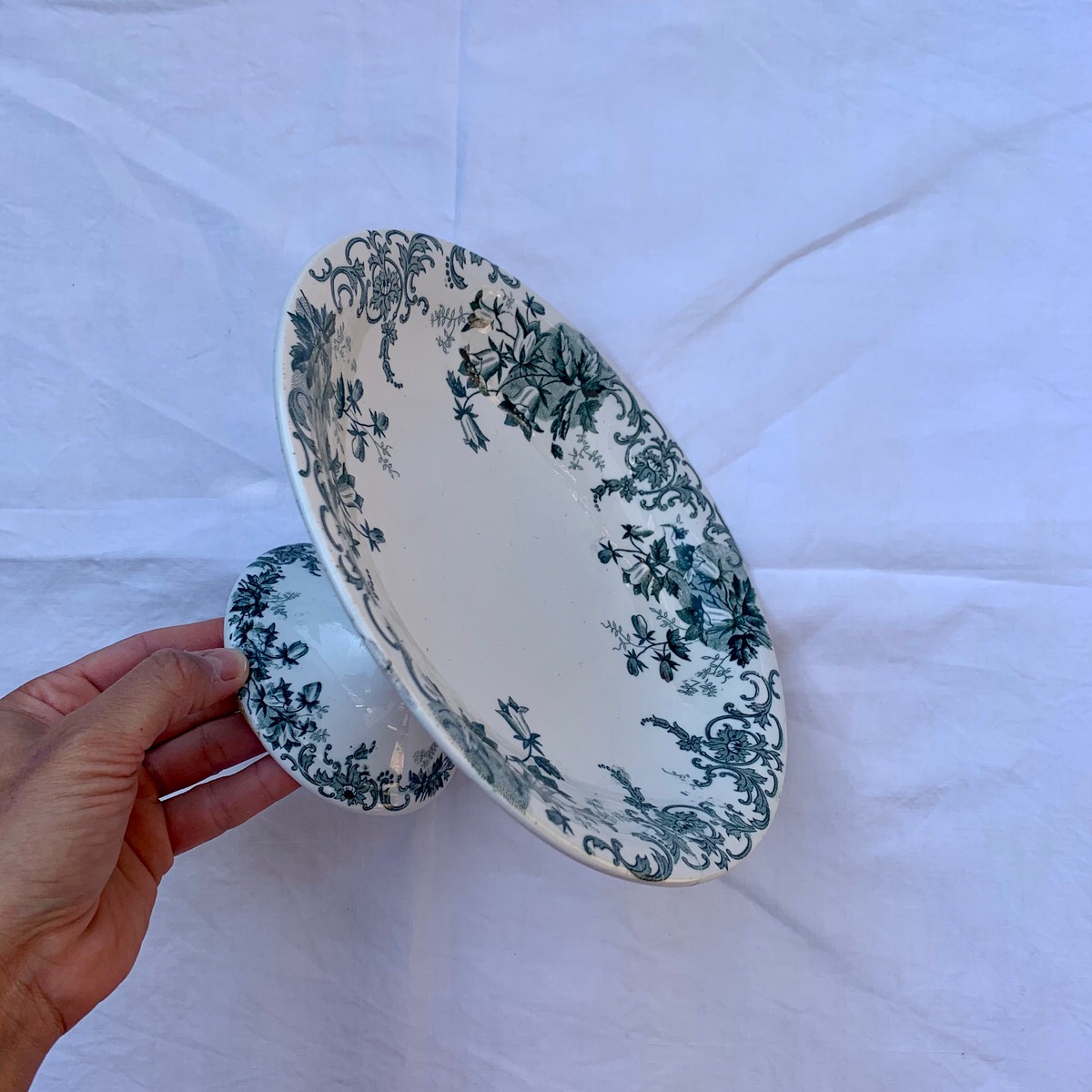 Compotier - Terre de Fer - by Basset Antiques-1 Compotier - Terre de Fer - by Basset Antiques