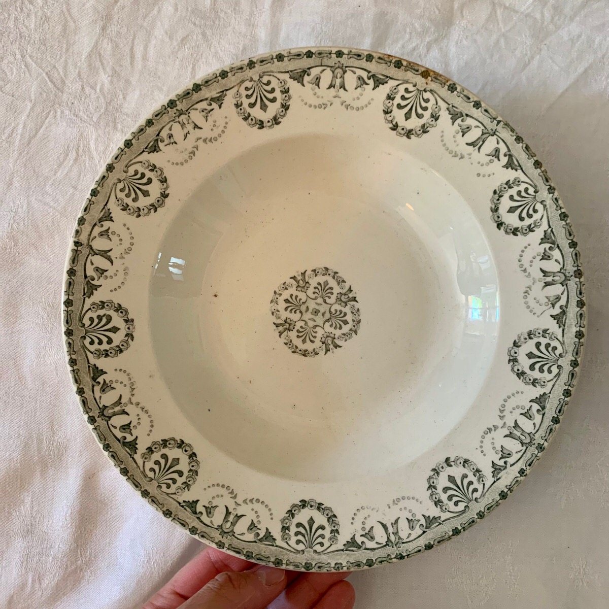 Plato hondo Lena - Terre de Fer - Basset Antique-1 Plato hondo Lena - Terre de Fer - Basset Antique-1