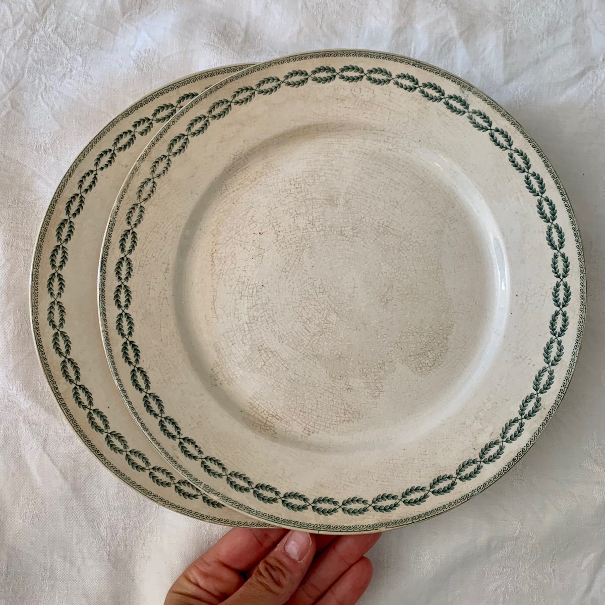 Plato llano Nobilis - Terre de Fer - Basset Antique-1 Plato llano Nobilis - Terre de Fer - Basset Antique