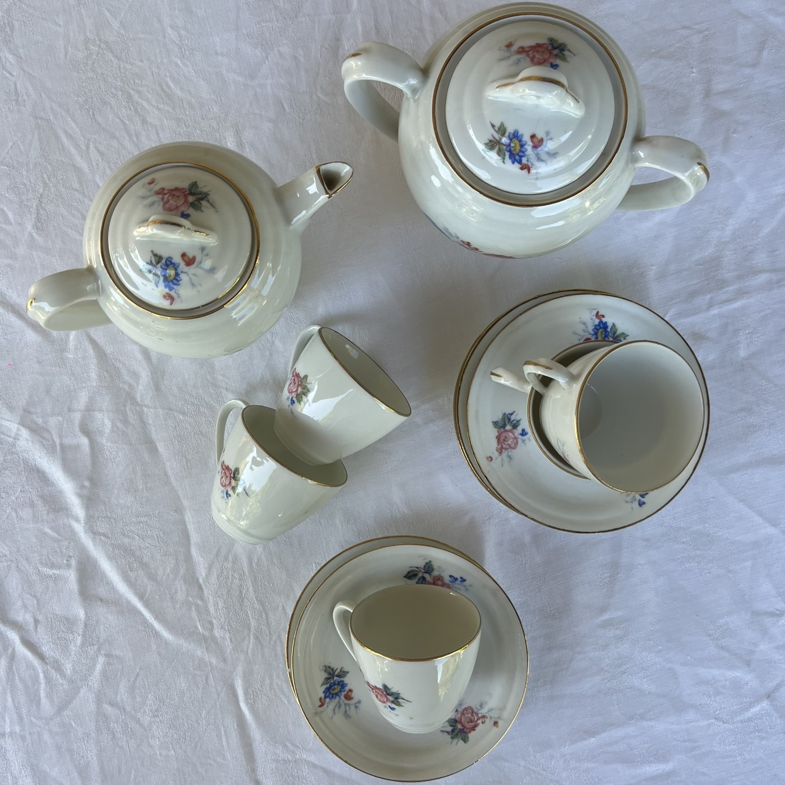 R278 Juego de café de porcelana Auvergne (2)